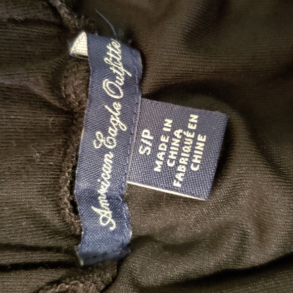 AMERICAN EAGLE HIGH-LOW SKIRT Black Size S - Picture 5 of 5